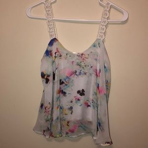 Colorful Flower Blouse